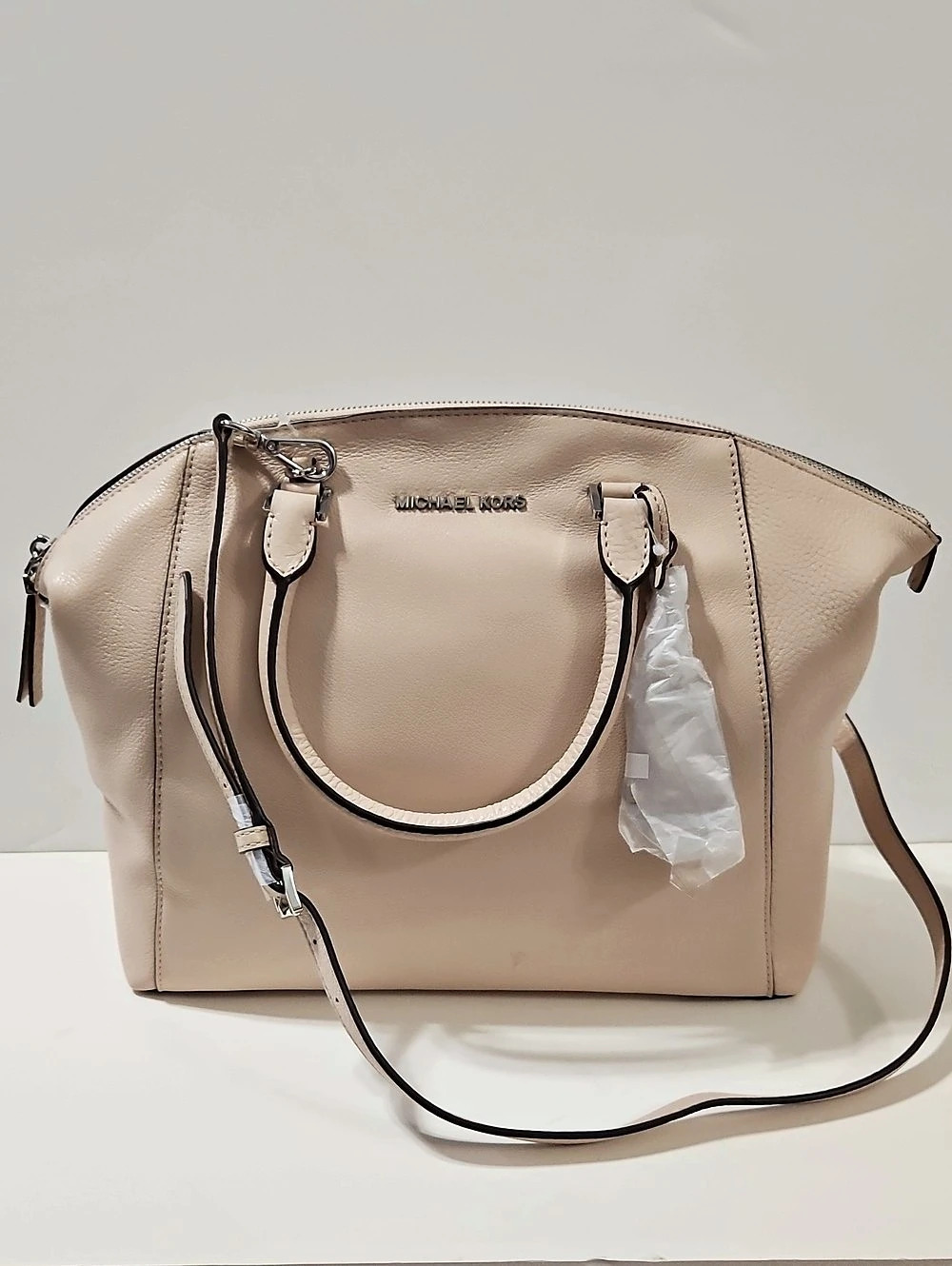 Michael Kors Riley Large Satchel Tote in Pink
